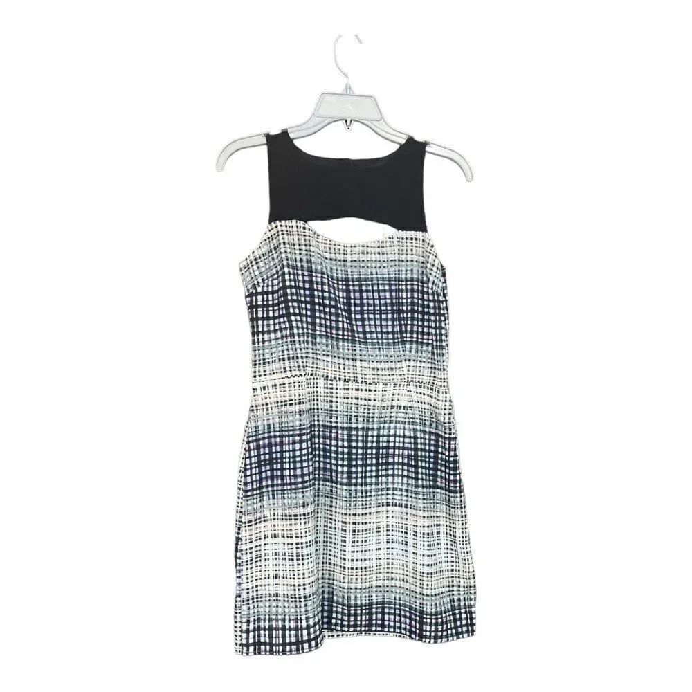 Jack by BB Dakota Plaid Cutout Back Sleeveless Dress NWT Size 4